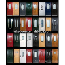 Factory cheap pvc toilet door pvc bathroom door price